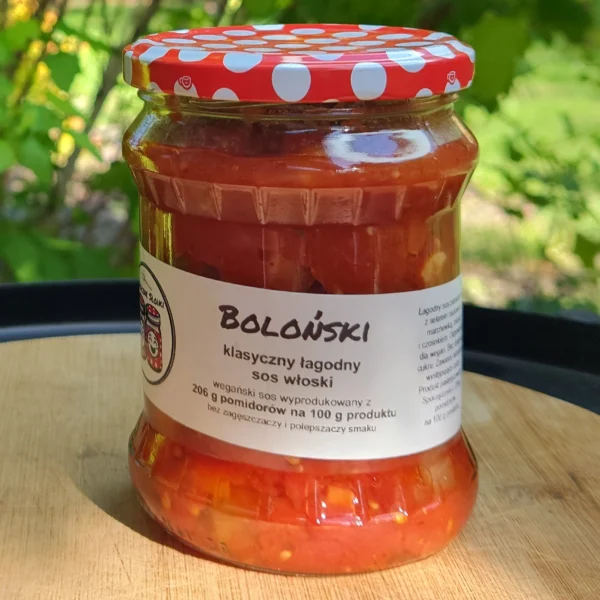 Sos boloński wegański, włoski, łagodny, 500 g