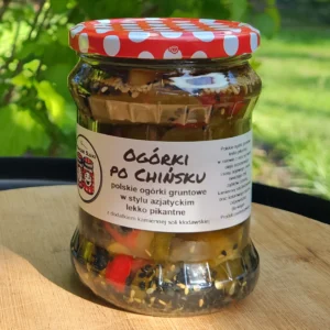 Ogórki po Chińsku, lekko pikantne, 500 g