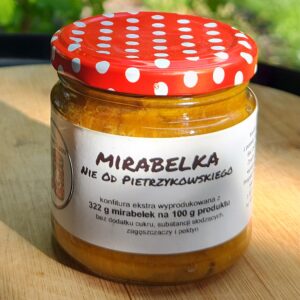 Mirabelka (nie od Pietrzykowskiego), konfitura ekstra 100% mirabelki, 200 g