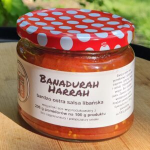Banadurah Harrah, pikantna salsa libańska, wegańska, 330 g