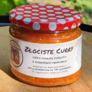 Złociste Curry, ostra masala indyjska, wegańska, 330 g