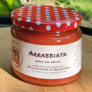 Sos arrabbiata, ostry, włoski, wegetariański, 330 g